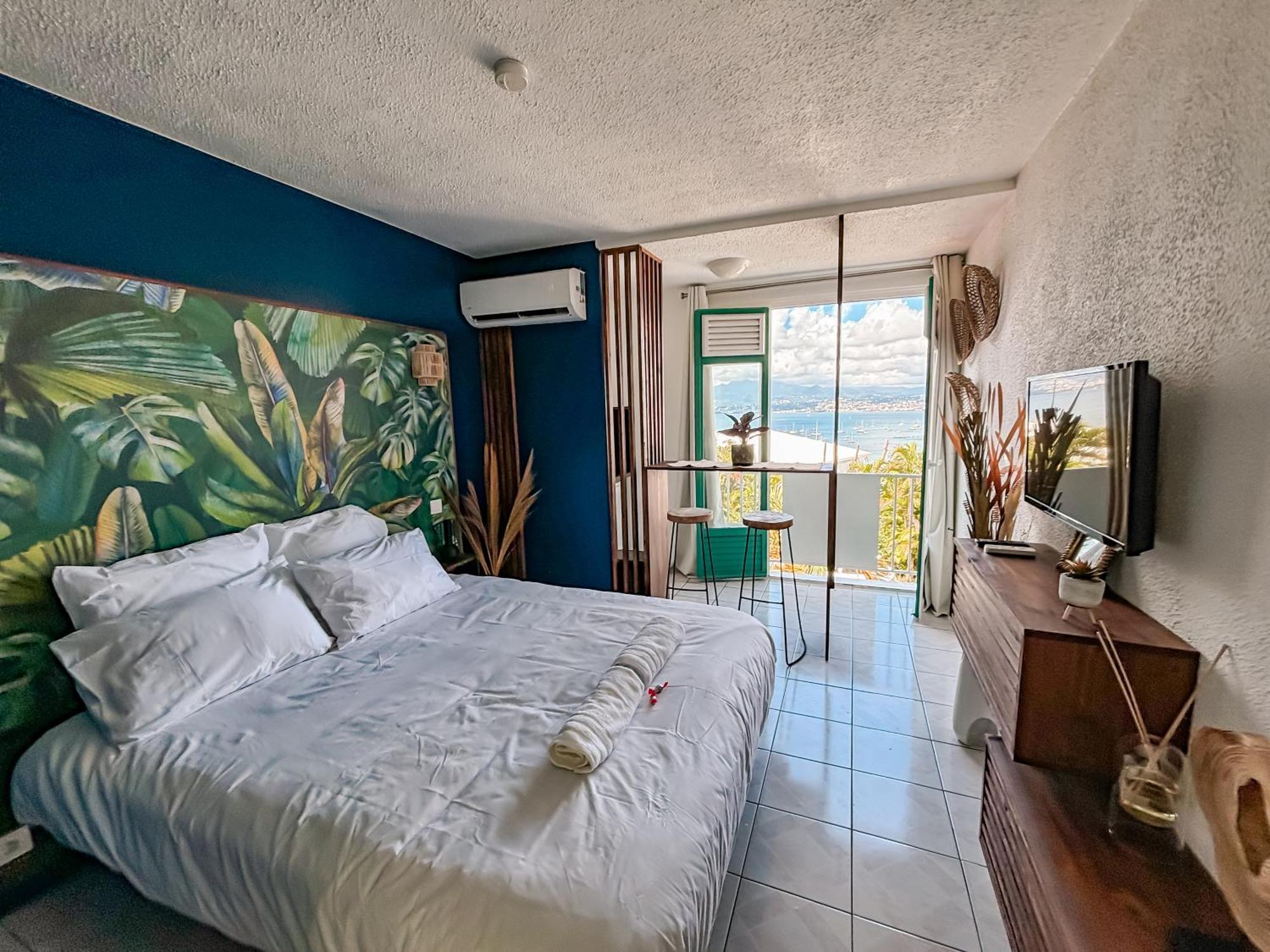 Le Nid Bleu Studio Vue Mer Les Trois-Ilets Exterior foto